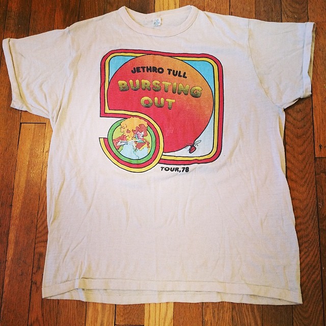1978 Jethro Tull t-shirt #jethrotull #vintageland